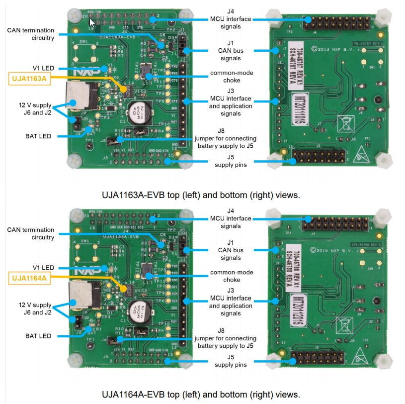 NXP Semiconductors UJA116xA Evaluation Boards